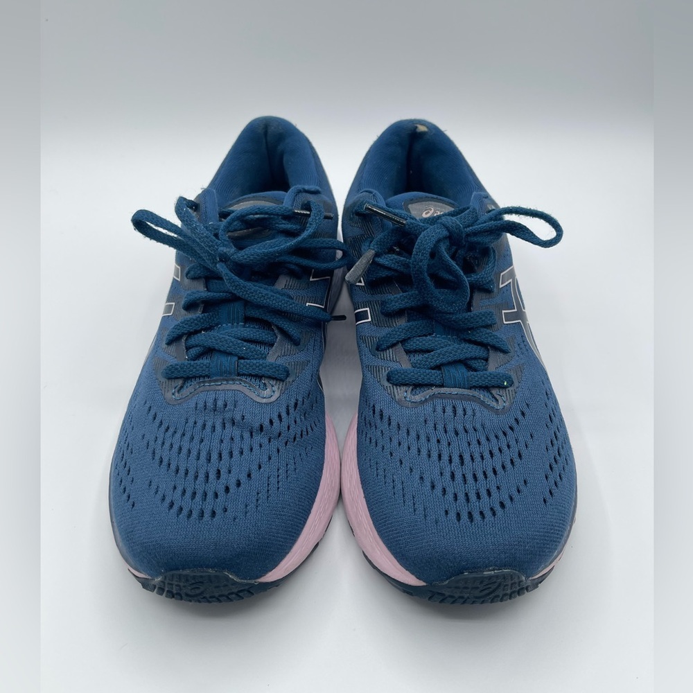 Asics Gel Kayano 28 Running Shoes Training Sneakers Womens Size 8.5 M Mako Blue - Picture 3 of 9